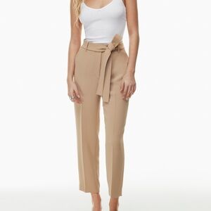 Wilfred Blush Tie-Waist Linen Trousers